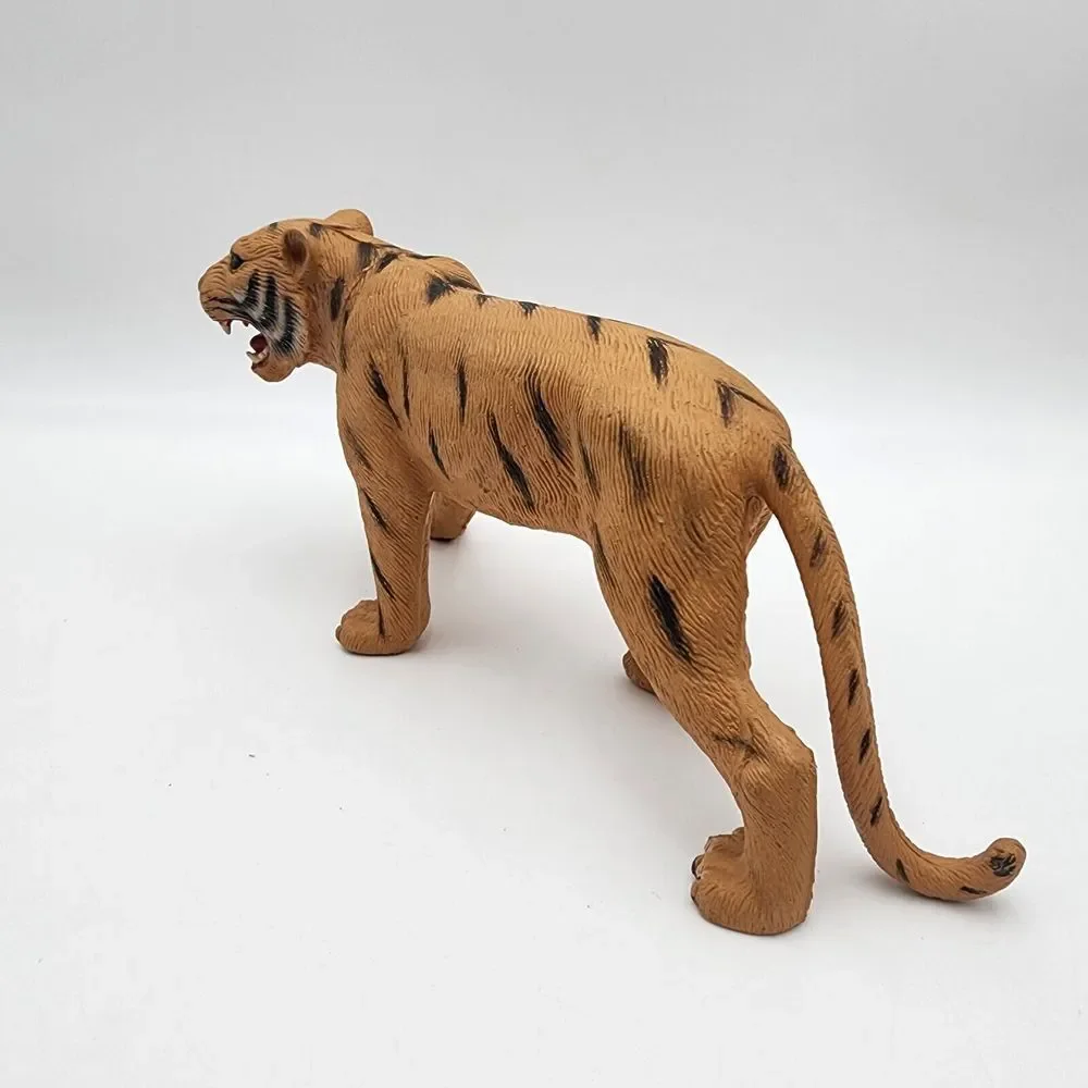 Imperial Toys Tiger‎ Figurine Solid PVC Vintage 11